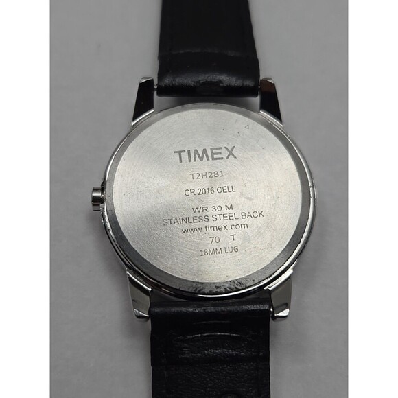 Timex Easy Reader Day Indiglo Two Tone 35mm Quartz Watch New Battery WR 30M - Picture 12 of 13